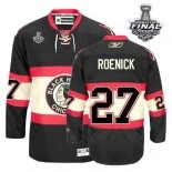 Jeremy Roenick Authentic Black New Third With 2013 Stanley Cup Finals Patch Jersey Size S|M|L|XL|XXL|XXXL|XXXXL