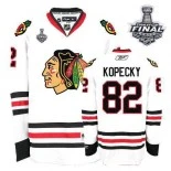 Tomas Kopecky Authentic White With 2013 Stanley Cup Finals Patch Jersey Size S|M|L|XL|XXL|XXXL|XXXXL