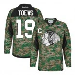 Chicago Blackhawks #19 Jonathan Toews Premier Camo Veteran's Day Practice Jersey Cheap For Sale 48/M|50/L|52/XL|54/XXL|56/XXXL