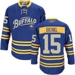 Buffalo Sabres #15 Jack Eichel Premier Third Royal Blue Jersey - Blackhawks Player Jersey