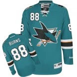 San Jose Sharks #88 Brent Burns Authentic Home Teal Green Jersey - Blackhawks Player Jersey