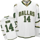 Dallas Stars #14 Jamie Benn Authentic Third White Jersey - Blackhawks Player Jersey