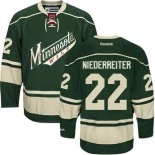 Minnesota Wild #22 Nino Niederreiter Premier Third Green Jersey - Blackhawks Player Jersey