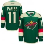 Minnesota Wild #11 Zach Parise Authentic Green 2016 Stadium Series Jersey - Blackhawks Player Jersey