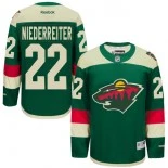 Minnesota Wild #22 Nino Niederreiter Premier Green 2016 Stadium Series Jersey - Blackhawks Player Jersey