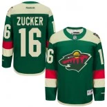 Minnesota Wild #16 Jason Zucker Premier Green 2016 Stadium Series Jersey - Blackhawks Player Jersey