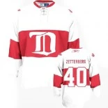 Detroit Red Wings #40 Henrik Zetterberg Authentic Third White Jersey - Blackhawks Player Jersey
