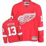 Detroit Red Wings #13 Pavel Datsyuk Premier Home Red Jersey - Blackhawks Player Jersey