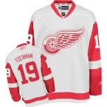 Detroit Red Wings #19 Steve Yzerman Premier Away White Jersey - Blackhawks Player Jersey