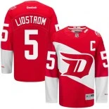 Detroit Red Wings #5 Nicklas Lidstrom Premier Red 2016 Stadium Series Jersey - Blackhawks Player Jersey
