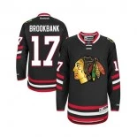 Women's Chicago Blackhawks Authentic Black Sheldon Brookbank 2014 Stadium Series Jersey Sale Size S/M/L/XL/XXL