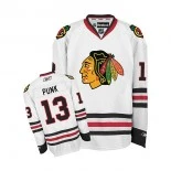 Women's Chicago Blackhawks No.13 CM Punk Authentic White Road Jersey Sale Size S/M/L/XL/XXL