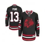 Youth Chicago Blackhawks No.13 CM Punk Authentic Black With Red Skull 2014 Stadium Series Jersey Sale Size Small/Medium/Large/Extra Large