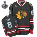 Youth Nick Leddy Black Premier With 2013 Stanley Cup Finals Patch Jersey Size S|M|L|XL