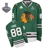 Youth Patrick Kane Premier Green With 2013 Stanley Cup Finals Patch Jersey Size S|M|L|XL