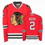 Youth Duncan Keith Authentic Red Home Jersey Size S|M|L|XL