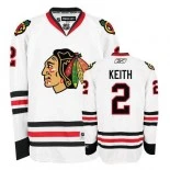 Youth Duncan Keith Authentic White Jersey Size S|M|L|XL