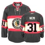 Youth Antti Niemi Authentic Black New Third Jersey Size S|M|L|XL