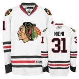 Youth Antti Niemi Authentic White Jersey Size S|M|L|XL