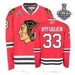 Youth Dustin Byfuglien Authentic Red Home With 2013 Stanley Cup Finals Patch Jersey Size S|M|L|XL