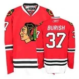 Youth Adam Burish Authentic Red Home Jersey Size S|M|L|XL