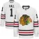 Men's Chicago Blackhawks #1 Glenn Hall White Premier 2015 Winter Classic Jersey Size 48/M|50/L|52/XL|54/XXL|56/XXXL