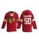 Men's Old Time Hockey Chicago Blackhawks #50 Corey Crawford Red Authentic Pullover Hoodie Jersey Size 48/M|50/L|52/XL|54/XXL|56/XXXL