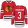 Kid's Keith Magnuson Chicago Blackhawks #3 Red Home Adidas Authentic Jersey