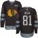 Marian Hossa Black Chicago Blackhawks #81 1917-2017 100th Anniversary Adidas Authentic Jersey