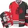 Chicago Blackhawks Andrew Shaw Authentic Red/Black Jersey #65 Red Skull Split Fashion Size 48/M|50/L|52/XL|54/XXL|56/XXXL