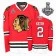 Youth Duncan Keith Authentic Red Home With 2013 Stanley Cup Finals Patch Jersey Size S|M|L|XL
