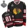 Youth Marian Hossa Authentic White With 2013 Stanley Cup Finals Patch Jersey Size S|M|L|XL